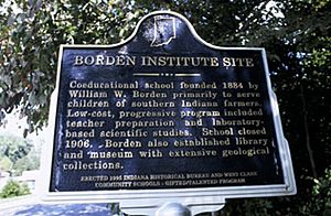 Borden Institute Historical Marker