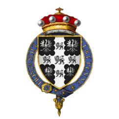 Coat of arms of Sir William Paget, 1st Baron Paget, KG