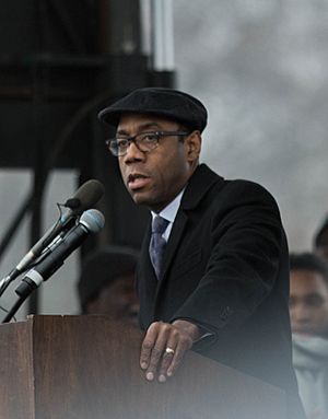 Cornell William Brooks, NAACP President & CEO, We Shall Not Be Moved Rally, Washington DC (CROP).jpg