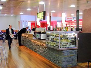 Hobart Airport cafe