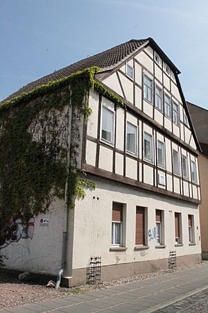 House in Wittenberg commemorating the stay of Martin Opitz in 1625