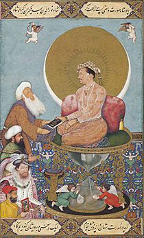 Jahangir with sufi