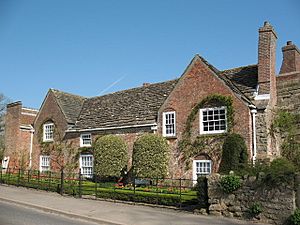 Shandy Hall, a high-gabled stone building with a garden