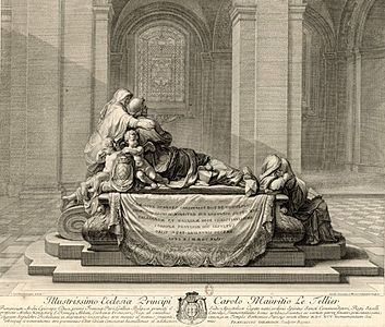 Simonneau Charles-Tombeau du cardinal de Richelieu