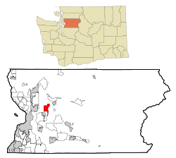 Location of Lochsloy, Washington