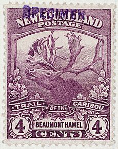 Trail of Caribou - Beaumont Hamel Stamp