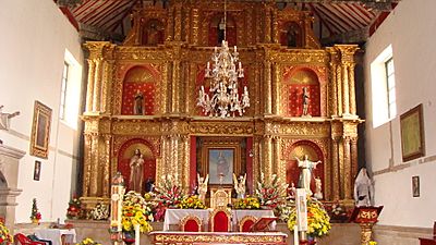 1 Altar de la iglesia de Cucaita