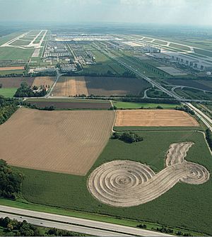 Der Flughafen am Erdzeichen (Bild)