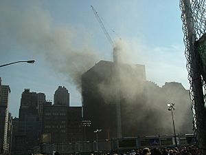 Deutsche Bank Building fire 8-18-07 09