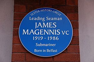 James Magennis VC plaque, Great Victoria Street, Belfast - geograph.org.uk - 350759
