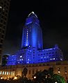 Los Angeles Civic Center at night