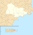Naguabo, Puerto Rico locator map