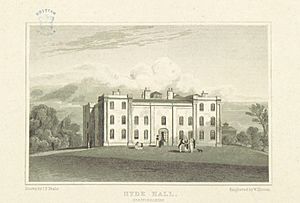 Neale(1818) p2.134 - Hyde Hall, Hertfordshire