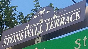 North Stonewall Terrace street sign topper- 2014-07-31 13-02