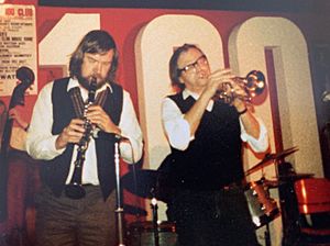 Richard Williams at the 100 Club with DixSix in 1985