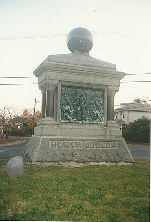 Roger Ludlow Monument.jpg