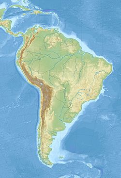 Map showing location in Peru