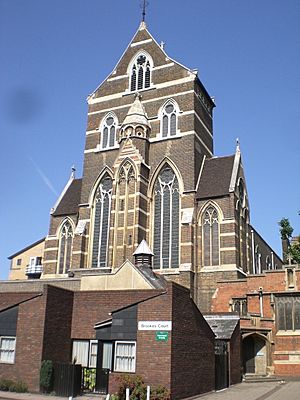 St Alban the Martyr Church and Brookes Court EC1 - geograph.org.uk - 1393708.jpg