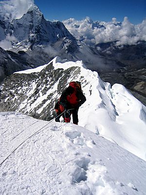 Summitting Island Peak