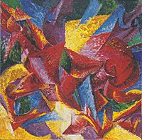 Umberto Boccioni - Plastische Formen eines Pferdes