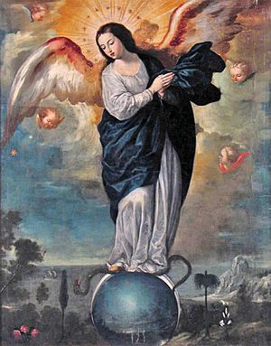 Virgen alada del Apocalípsis Miguel de Santiago