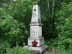 Памятник дятловцам на Михайловском кладбище.jpg