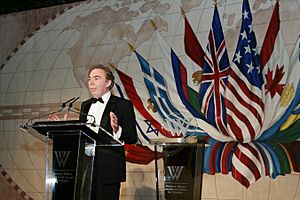 Andrew Lloyd Webber acepta Woodrow Wilson Awards
