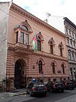 Azerbaijani Embassy, facade, Eotvos Street, 2016 Terezvaros