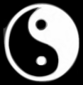 Black Taoist symbol