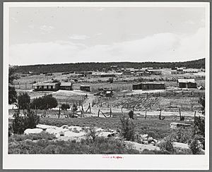 Chilili, New Mexico in 1940