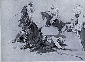 Death of the slave king, Kutbuddin Aibak of Delhi, A.D. 1210