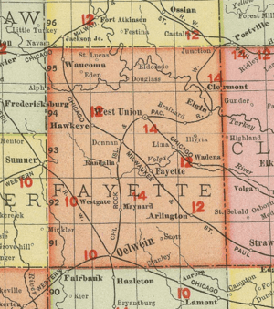 Fayette County Iowa 1903