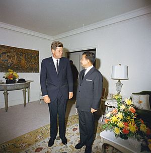 JFK and Prince Sihanouk in New York, 1961