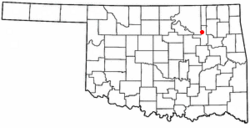 Location of Turley, Oklahoma