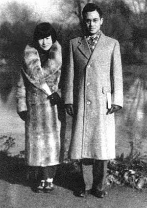 Qian Zhongshu and Yang Jiang in 1936
