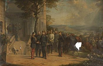 Thomas Jones Barker, Surrender of Napoleon III at Sedan--1870--Blackburn Museum
