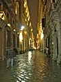 Via Garibaldi di notte (Genova)