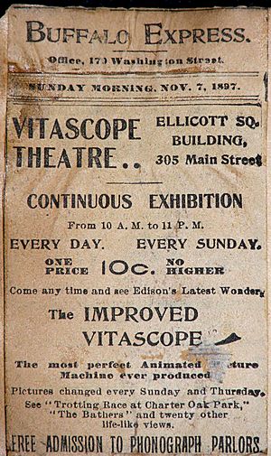 Vitascope Theater Buffalo Nov 1897 ad