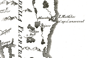 Volusia County Map 1763