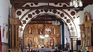 9 Interior iglesia de Sáchica Boyacá