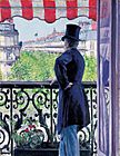 Caillebotte, L'Homme au balcon, boulevard Haussmann - Christie's