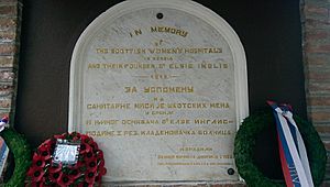 Elsie Inglis Memorial, Mladenovac Serbia