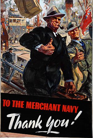 INF3-124 War Effort To the Merchant Navy - Thank You