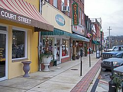 North Court Street in downtown Ripley in 2007