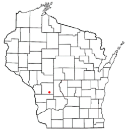 Location of Wellington, Wisconsin