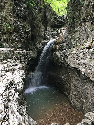 Walls of Jericho waterfall