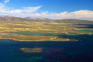 West Falkland from Keppel Island