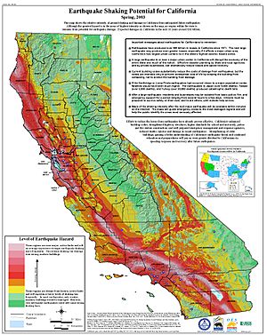 California Department of Conservation – Earthquake Shaking Potential for California
