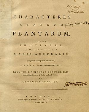 Characteres generum plantarum title