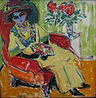 Ernst Ludwig Kirchner Sitzende Dame (Dodo) 1907-1